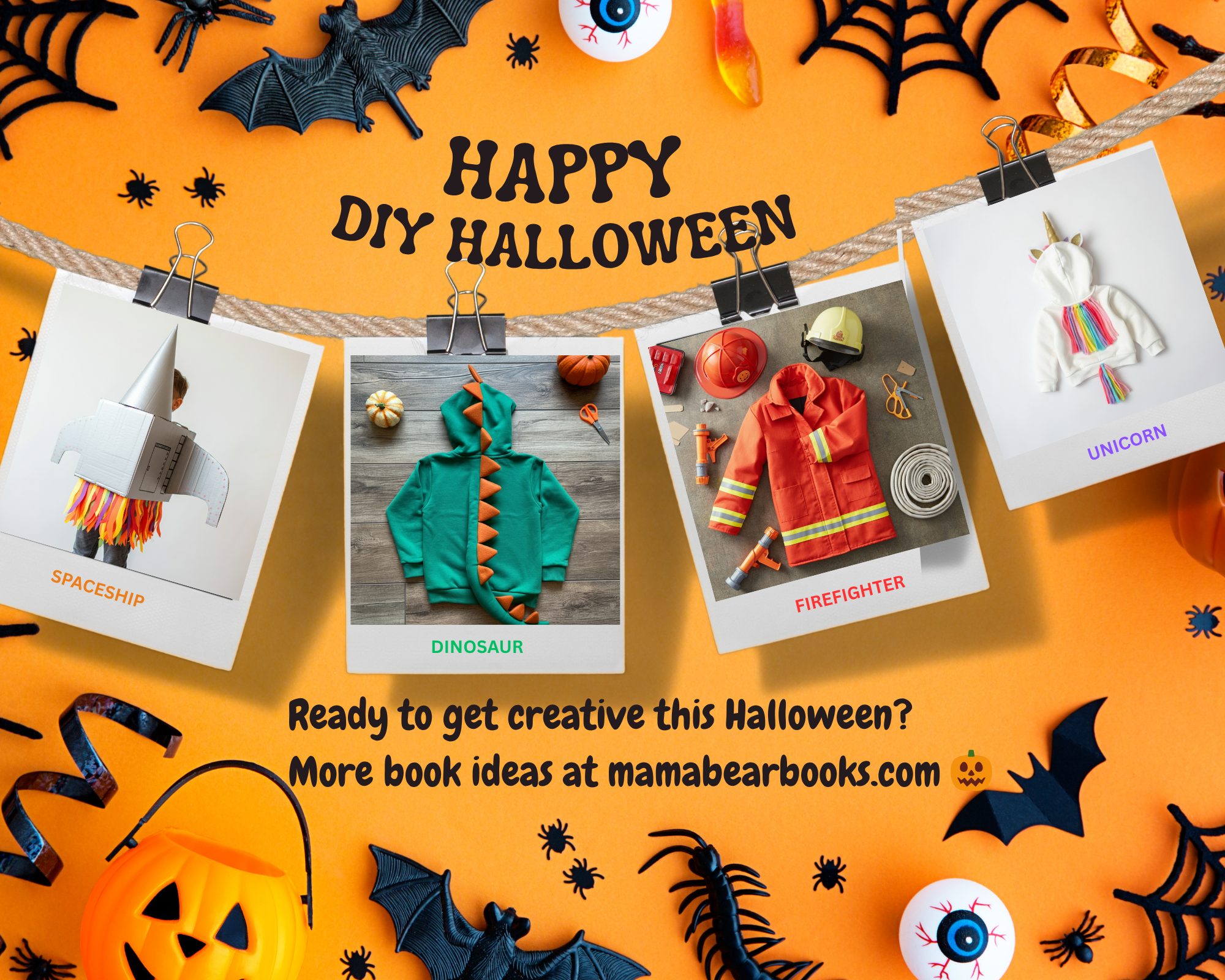 DIY Halloween Costumes Inspired by MamaBear Books
