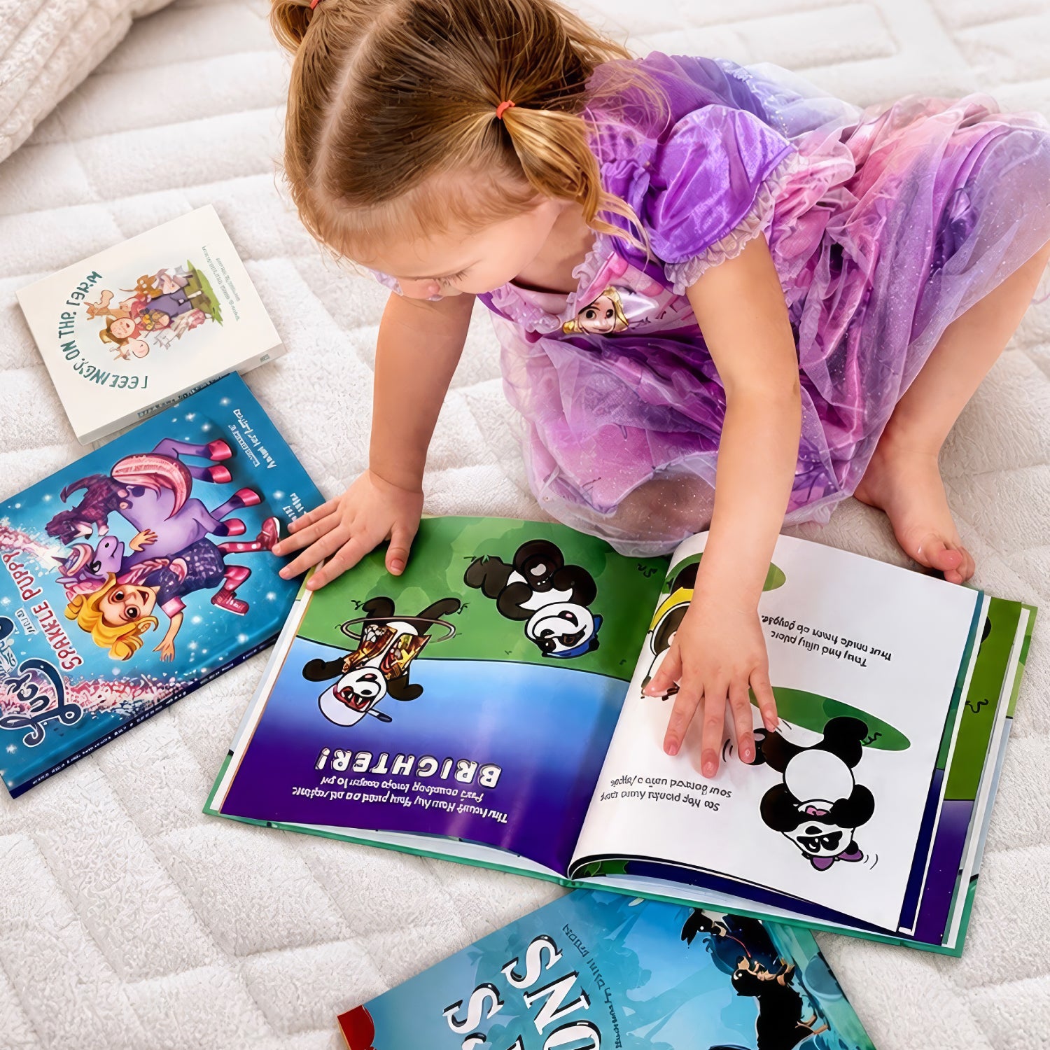 Lucy and Her Unicorn Get a Sparkle Puppy SV – MamaBear Books