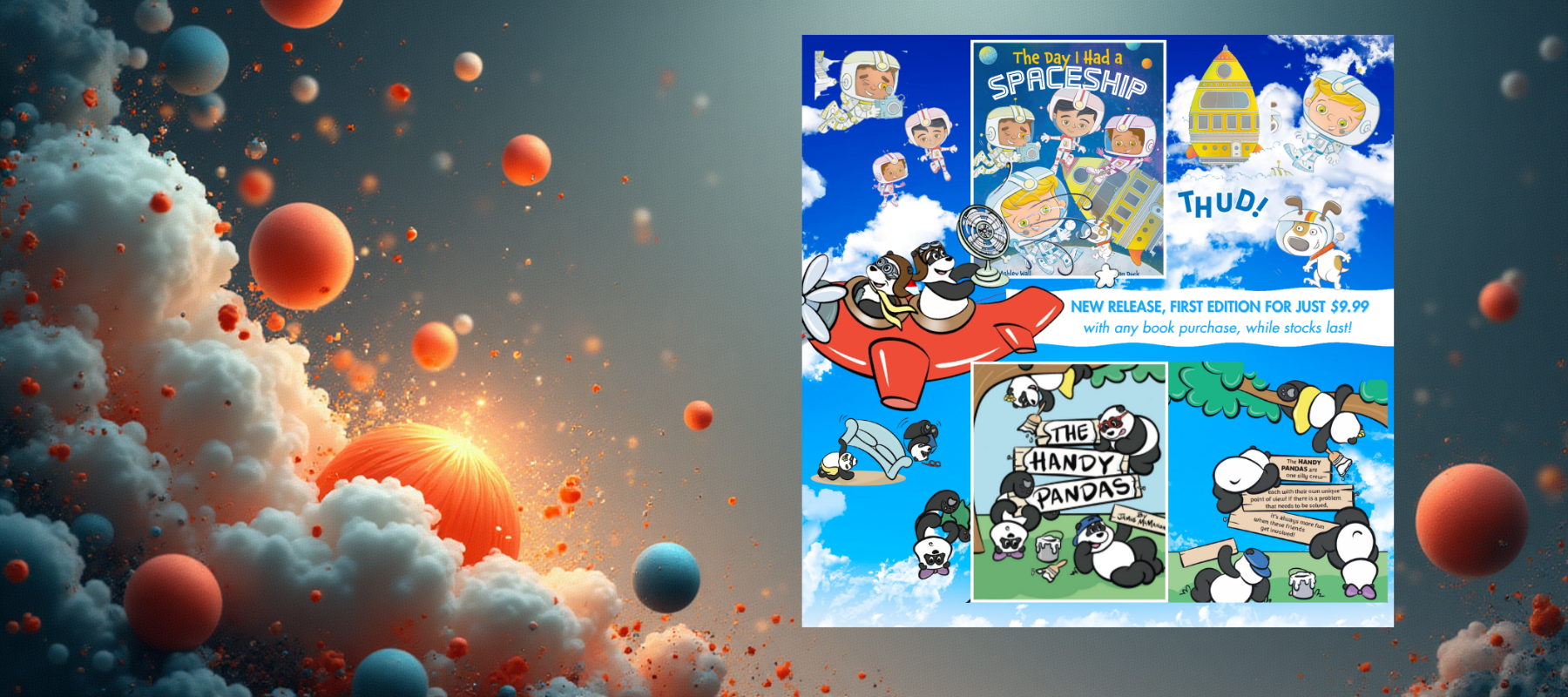 Give Books this Holiday!  Get any new book release for $9.99 with any book purchase.